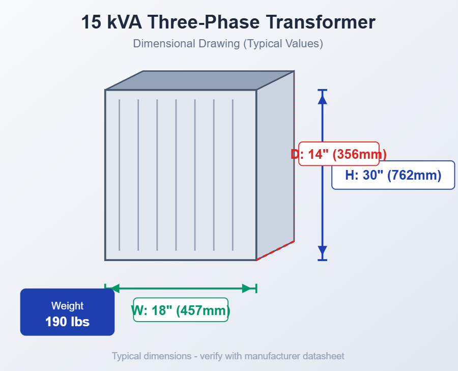 15-0-kva-three-phase-transformer-dimensions