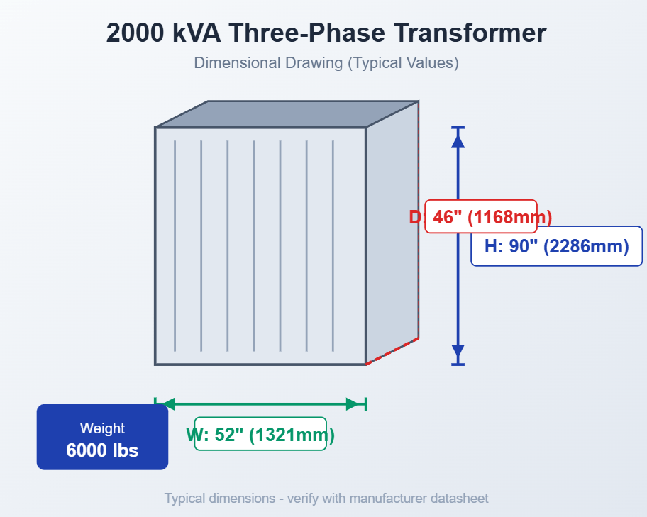 2000-0-kva-three-phase-transformer-dimensions