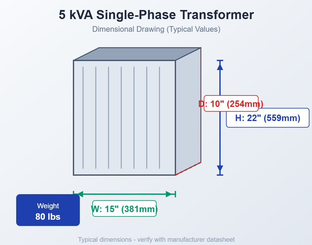 5-0-kva-single-phase-transformer-dimensions