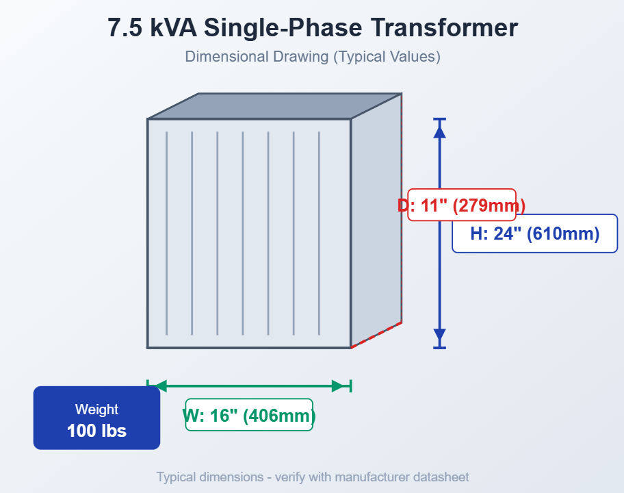 7-5-kva-single-phase-transformer-dimensions