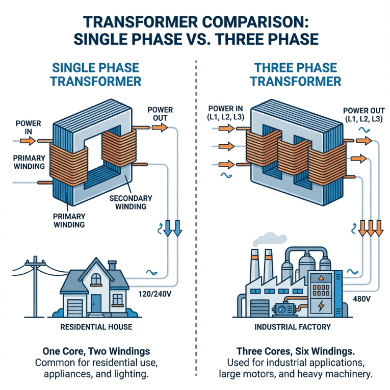 Educational-comparison-diagram-showing-single-phase-transformer-versus-three-phase-transformer