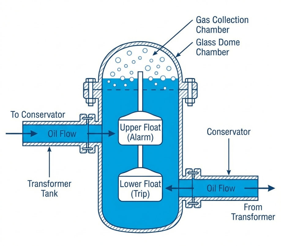 Technical-cross-section-diagram-of-Buchholz-relay