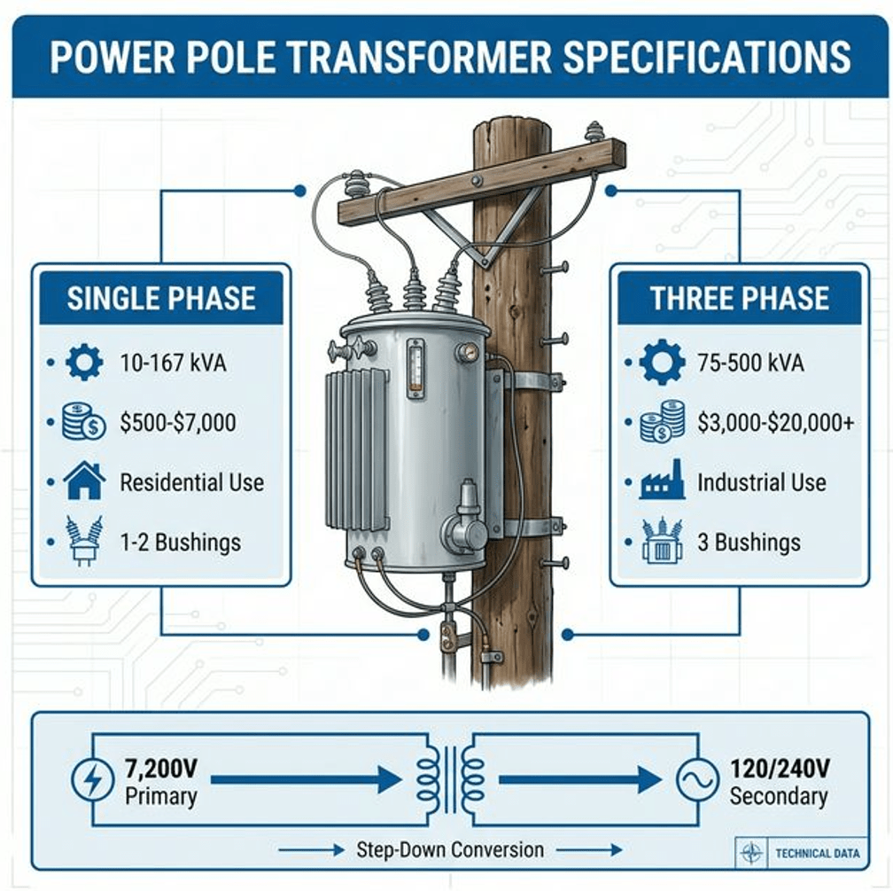 power_pole_transformer_specs